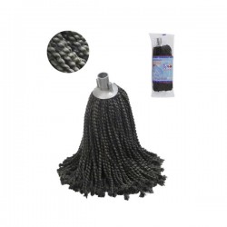 10 Recambio Fregona Microfibra Hilo Negro