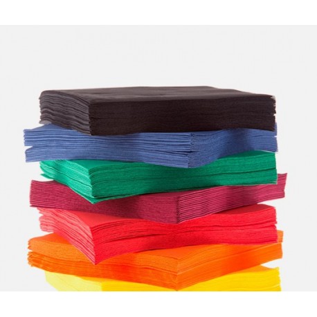 10 Caja Servilletas 40x40 2 capas Marrón (2.400 uds.)