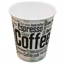 11 Vaso Cartón Decorado 266ml 8/9 oz SIN Tapa (Paquete de 50 uds.)