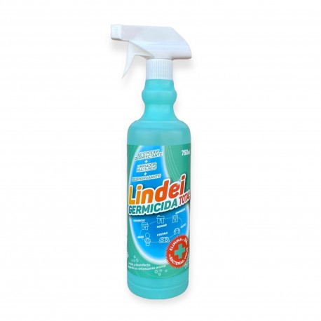 10 Caja LINDEI Germicida (15 x 750 cc) Pistola