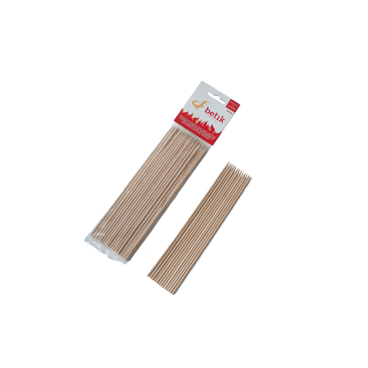 02 Paquete Brocheta 20 cm (100 uds.)