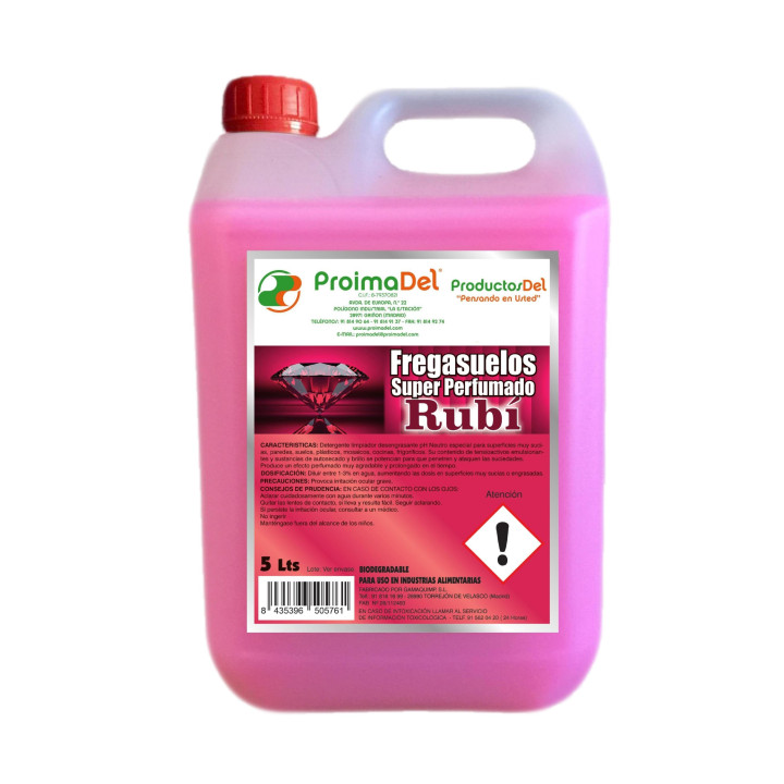 16 Fregasuelos Superperfumado Rubi (5k)