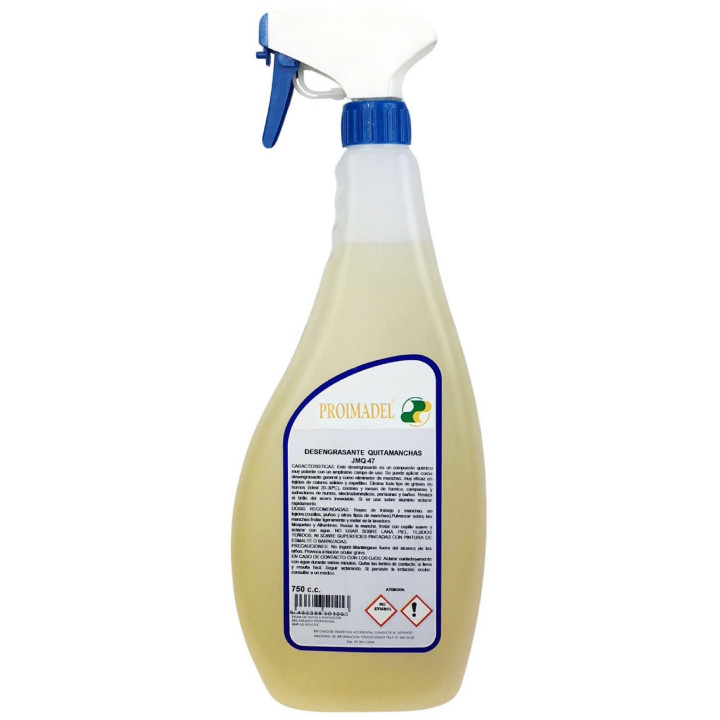04 DEL Desengrasante Quitamanchas JMQ-47 (Caja 6 botellas x 750 cc)