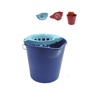 01 Cubo Redondo con Escurridor 13 lts.