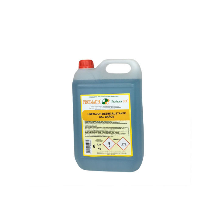 04 DEL Limpiador Desincrustante Cal Baños (6 Kg)