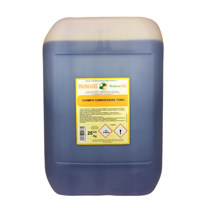 04 DEL Champú Túnel Lavado (25 Kg)