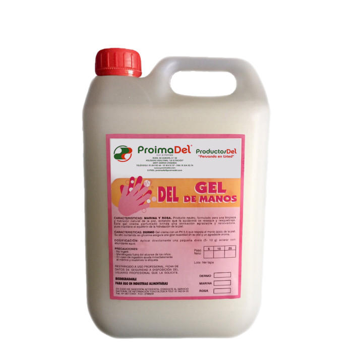 01 DEL Gel de Manos Dermoprotector (5 Kg)