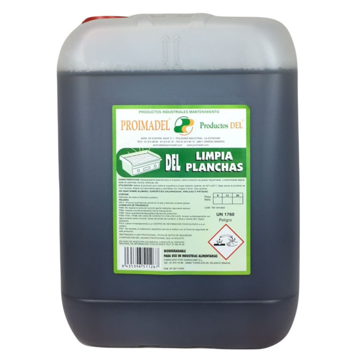 03 DEL Limpiador Planchas (12 Kg)