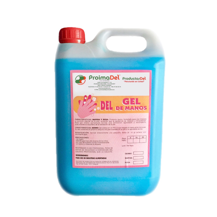 03 DEL Gel de Manos Marina ( 5 Kg)