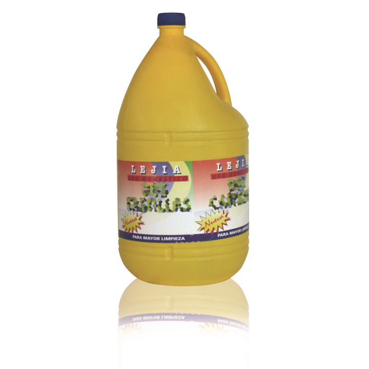 03 Caja Lejía 5 Litros (3 botellas de  5 L)