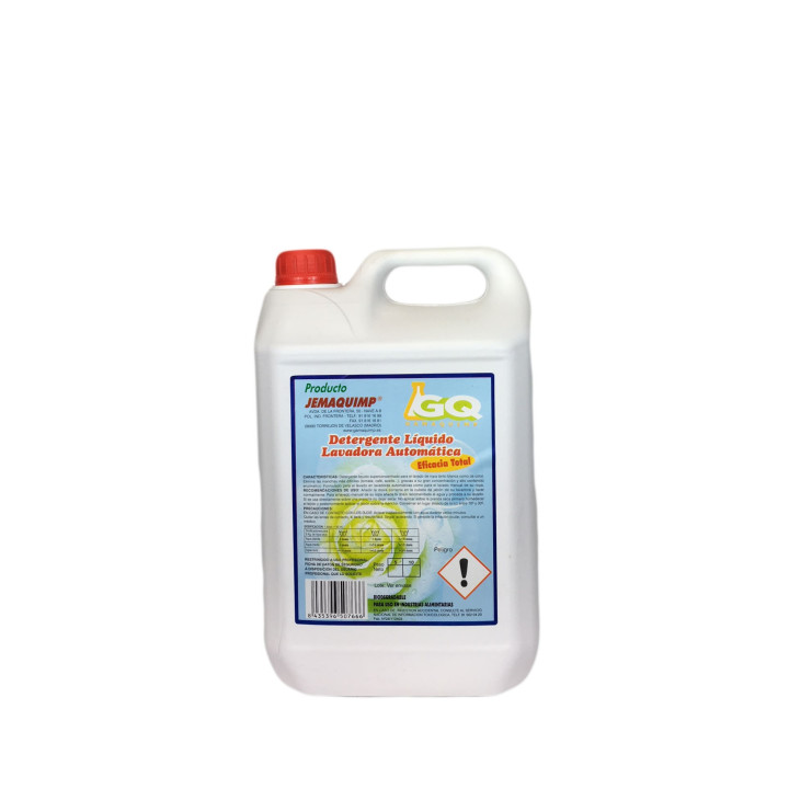 01 Detergente Líquido Lavadora (5 Kg)