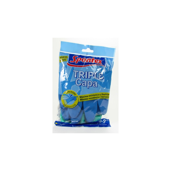 01 Guantes Mapa 3 capas (12 paq.) -P