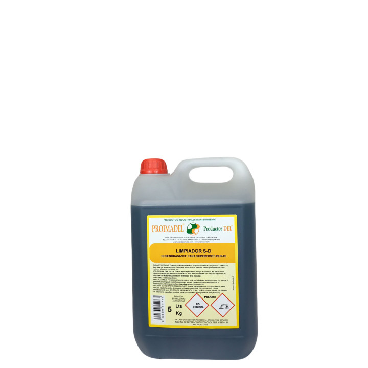 01 DEL Limpiador Desengrasante S-D Superficies Duras (5 Kg)