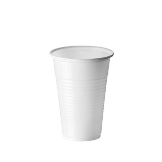 02 Vaso 220 cc Blanco (Paquete de 100 uds.)