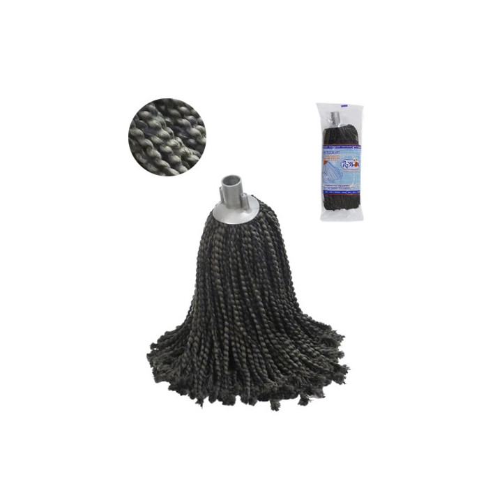 10 Recambio Fregona Microfibra Hilo Negro