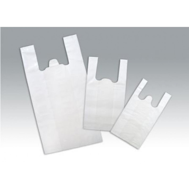 03 Paquete Bolsas Camiseta Blanca 40x50 (200 uds.)