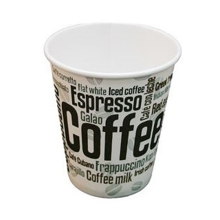 11 Vaso Cartón Decorado 266ml 8/9 oz SIN Tapa (Paquete de 50 uds.)