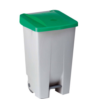 03 Cubo con Pedal y Ruedas 120 Litros